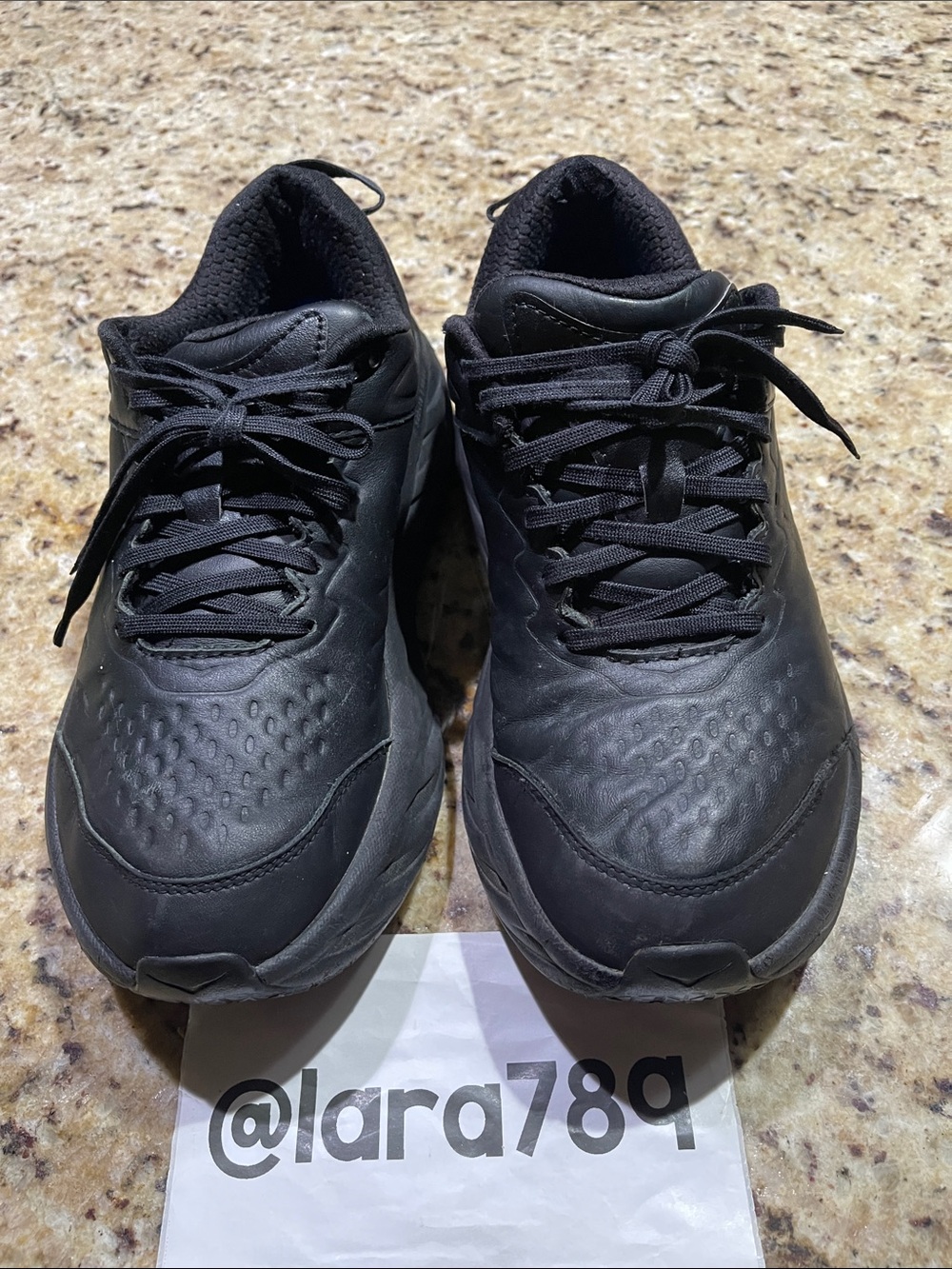 Hoka Bondi Slip Resistant Leather Shoes